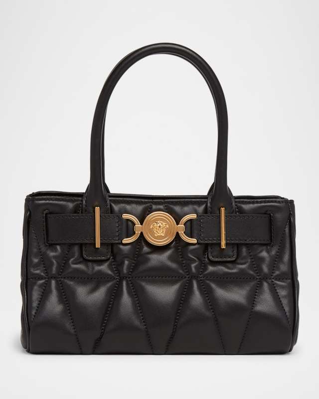 Medusa 95 Small Quilted Leather Shoulder Bag